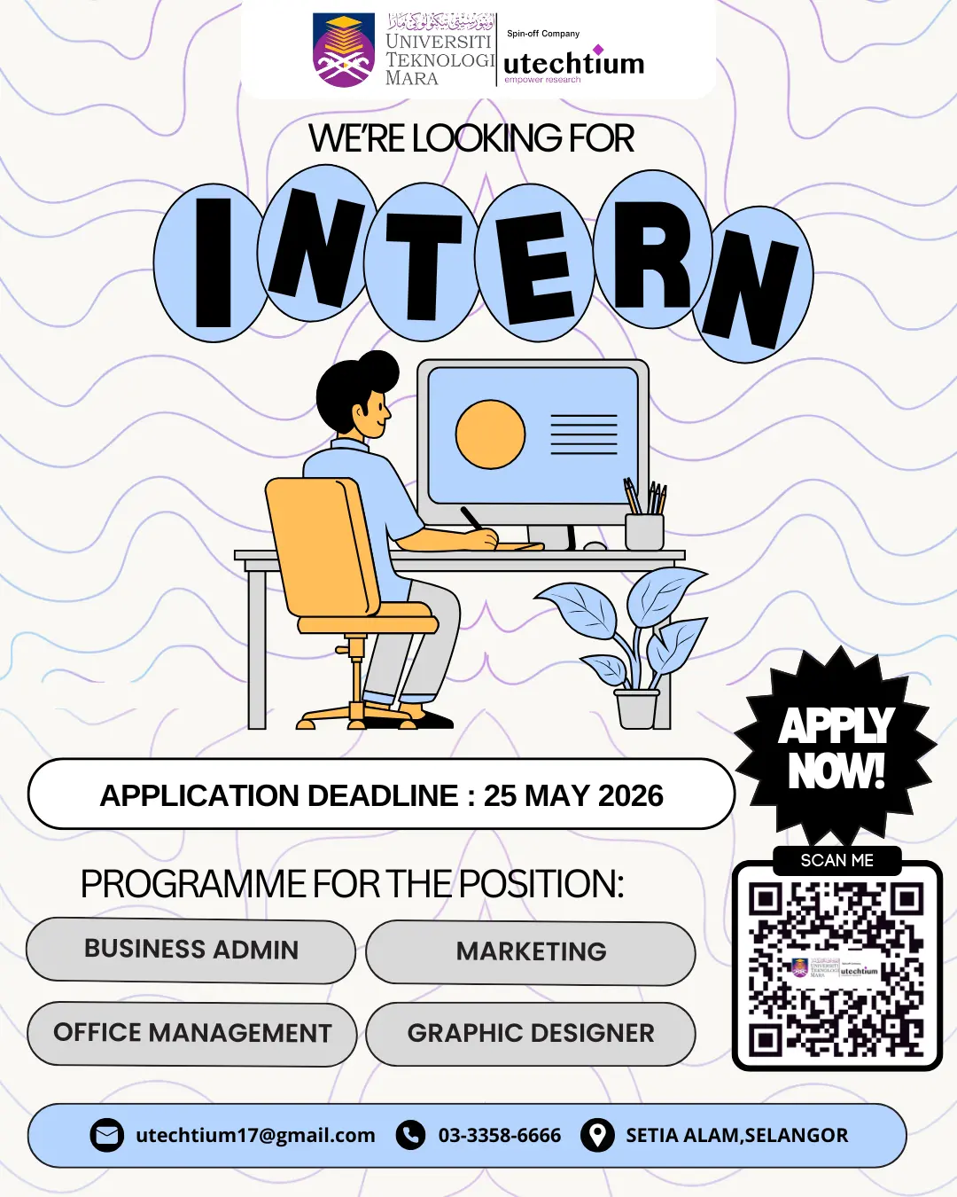 Join Utechtium Poster